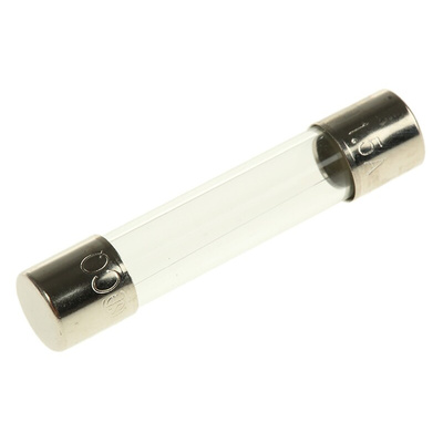 RS PRO 1.5A F Glass Cartridge Fuse, 6.3 x 32mm