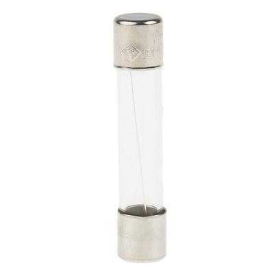RS PRO 10A F Glass Cartridge Fuse, 6.3 x 32mm