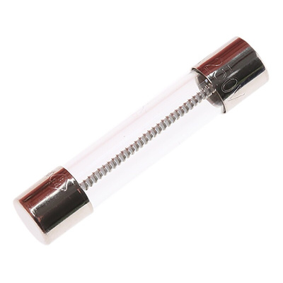 RS PRO 3A T Glass Cartridge Fuse, 6.3 x 32mm