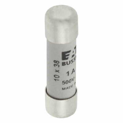 Eaton 1A Ceramic Cartridge Fuse, 10 x 38mm
