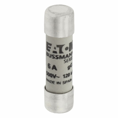 Eaton 6A Ceramic Cartridge Fuse, 10 x 38mm