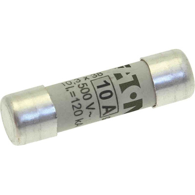 Eaton 10A Ceramic Cartridge Fuse, 10 x 38mm