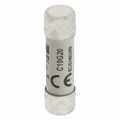 Eaton 20A Ceramic Cartridge Fuse, 10 x 38mm