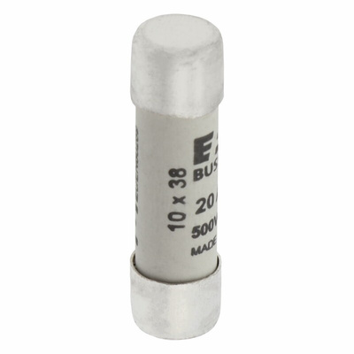 Eaton 20A Ceramic Cartridge Fuse, 10 x 38mm