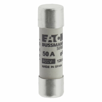 Eaton 50A Ceramic Cartridge Fuse, 14 x 51mm