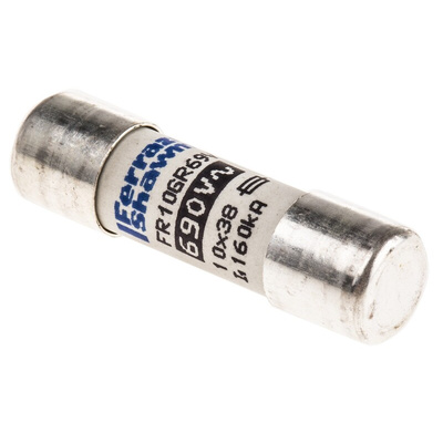Mersen 12.5A FF Ceramic Cartridge Fuse, 10 x 38mm