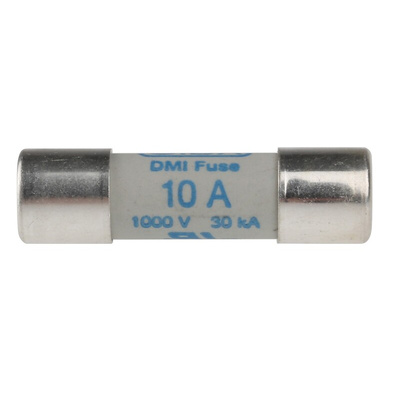 SIBA 10A Ceramic Cartridge Fuse, 10 x 38mm