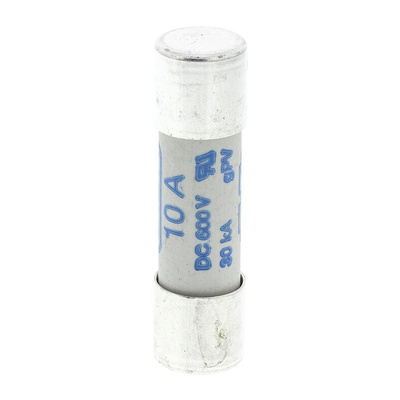 SIBA 10A Ceramic Cartridge Fuse, 10 x 38mm