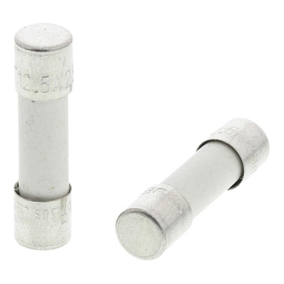 Schurter 12.5A T Ceramic Cartridge Fuse, 5 x 20mm