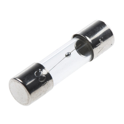 RS PRO 1A T Glass Cartridge Fuse, 5 x 20mm