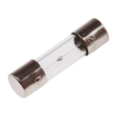 RS PRO 2A T Glass Cartridge Fuse, 5 x 20mm