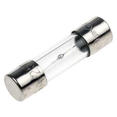 RS PRO 4.5A T Glass Cartridge Fuse, 5 x 20mm