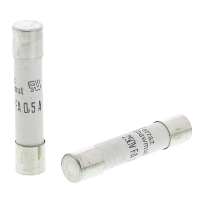 Mersen 500mA FF Ceramic Cartridge Fuse, 6.3 x 32mm