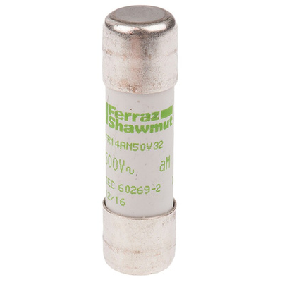 Mersen 32A Ceramic Cartridge Fuse, 14 x 51mm