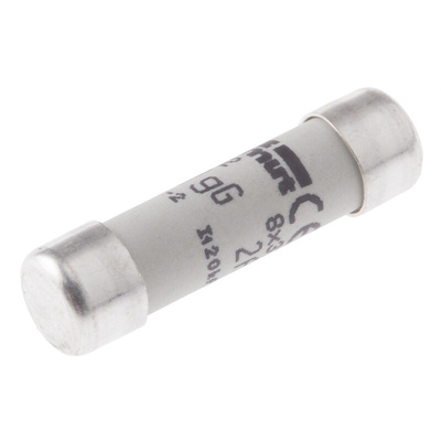 Mersen 2A Ceramic Cartridge Fuse, 8 x 32mm