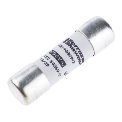 Mersen 2A Ceramic Cartridge Fuse, 14 x 51mm