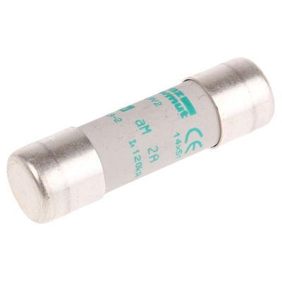 Mersen 2A Ceramic Cartridge Fuse, 14 x 51mm