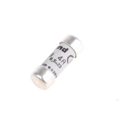 Legrand 4A F Ceramic Cartridge Fuse, 8.5 x 23mm