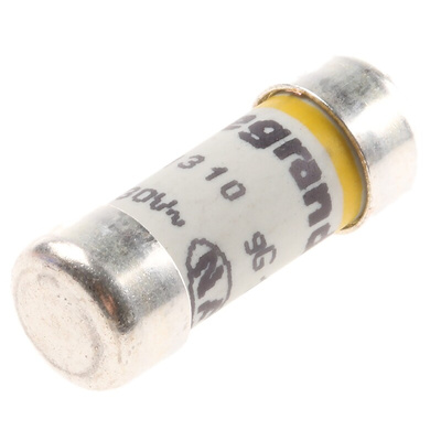 Legrand 10A F Ceramic Cartridge Fuse, 8.5 x 23mm
