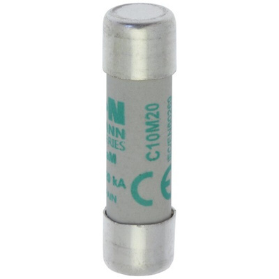 Eaton 20A Ceramic Cartridge Fuse, 10 x 38mm