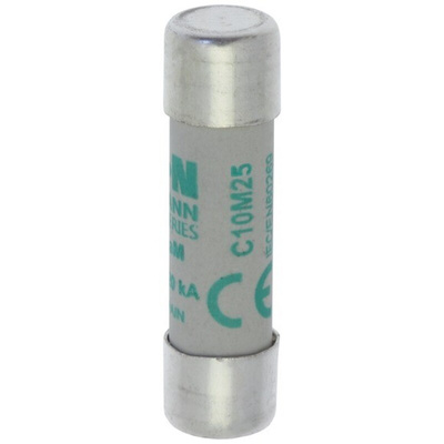 Eaton 25A Ceramic Cartridge Fuse, 10 x 38mm