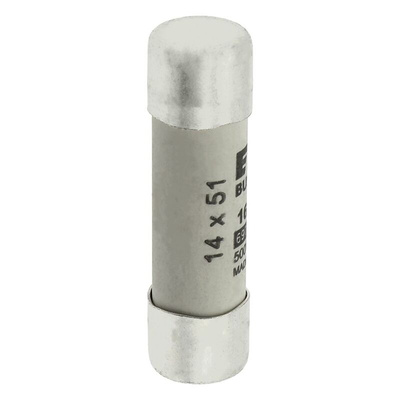 Cooper Bussmann 16A Ceramic Cartridge Fuse, 14 x 51mm