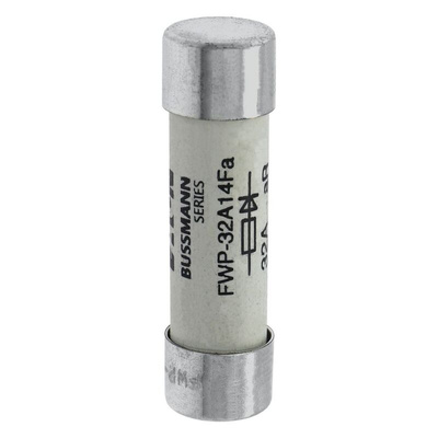 Eaton 32A F Ceramic Cartridge Fuse, 14 x 51mm