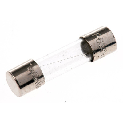 Eaton 630mA F Glass Cartridge Fuse, 5 x 20mm