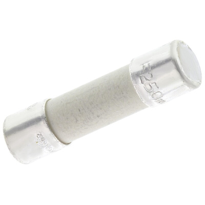 Eaton 250mA F Ceramic Cartridge Fuse, 5 x 20mm