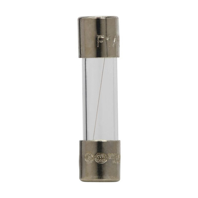 Eaton 125mA F Glass Cartridge Fuse, 5 x 20mm
