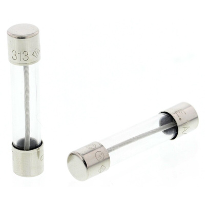 Littelfuse 1A T Glass Cartridge Fuse, 6.3 x 32mm
