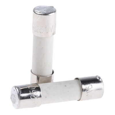 Littelfuse 630mA T Ceramic Cartridge Fuse, 5 x 20mm