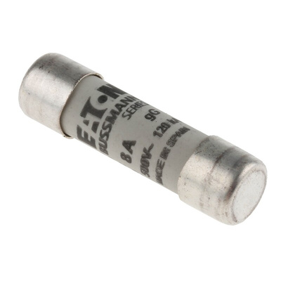 Eaton 8A Ceramic Cartridge Fuse, 10 x 38mm