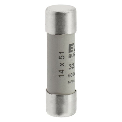 Eaton 32A Ceramic Cartridge Fuse, 14 x 51mm