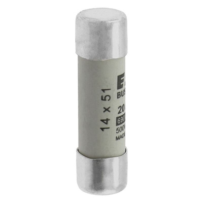 Eaton 20A Ceramic Cartridge Fuse, 14 x 51mm