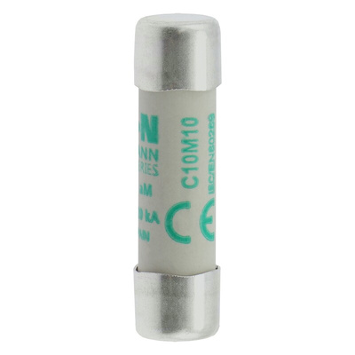Eaton 10A Ceramic Cartridge Fuse, 10 x 38mm