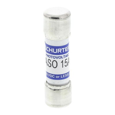 Schurter 15A F Melamine Cartridge Fuse, 10 x 38mm