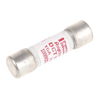 Mersen 15A Melamine Cartridge Fuse, 10 x 38mm