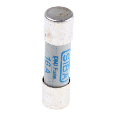 SIBA 16A Ceramic Cartridge Fuse, 10 x 38mm