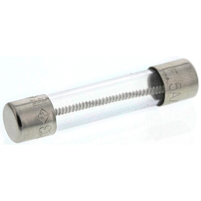 Littelfuse 5A T Glass Cartridge Fuse, 6.3 x 32mm