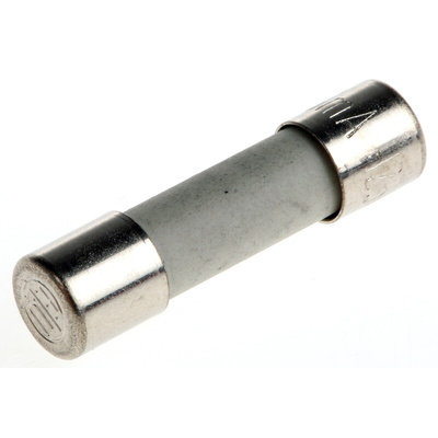 SIBA 500mA F Ceramic Cartridge Fuse, 5 x 20mm