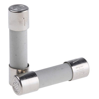 SIBA 10A T Ceramic Cartridge Fuse, 5 x 20mm