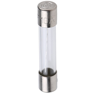 SIBA 10A F Glass Cartridge Fuse, 6.3 x 32mm