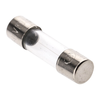 Schurter 500mA F Glass Cartridge Fuse, 5 x 20mm