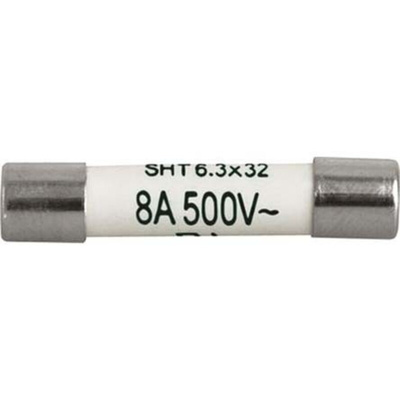 Schurter 1A T Ceramic Cartridge Fuse, 6.3 x 32mm