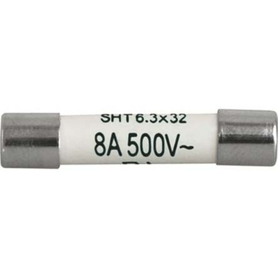 Schurter 2A T Ceramic Cartridge Fuse, 6.3 x 32mm