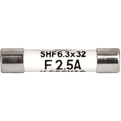 Schurter 4A F Ceramic Cartridge Fuse, 6.3 x 32mm