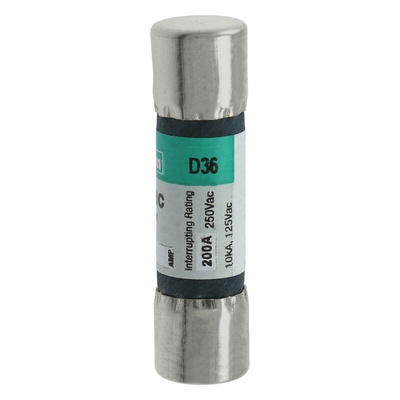 Eaton 10A T Melamine Cartridge Fuse, 10 x 38mm