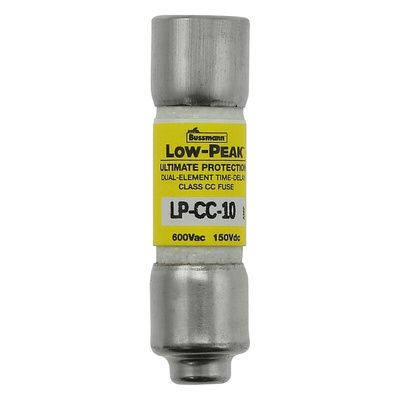 Eaton 10A T Melamine Cartridge Fuse, 10 x 38mm
