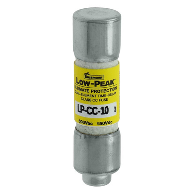 Eaton 10A T Melamine Cartridge Fuse, 10 x 38mm